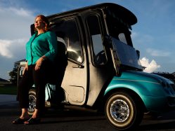 ‘Kind of Blingy’: The Tricked-Out Golf Carts of the Villages, Fla., Julie Weed