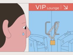 Airport Lounges re-opening New York Times Article
